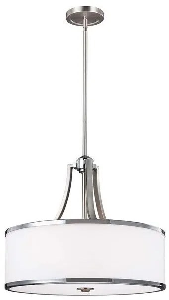 Κρεμαστό Φωτιστικό Οροφής 4xE27 Νίκελ Prospect Park FE-PROSPECT-PARK-4P Elstead Lighting-FE-PROSPECT-PARK-4P-Νίκελ Ματ FE-PROSPECT-PARK-4P