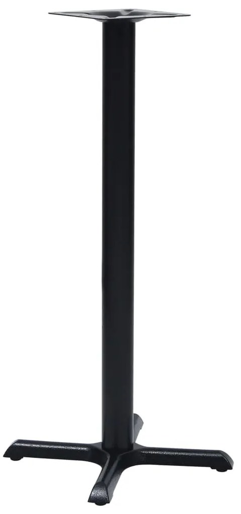 vidaXL Πόδι Τραπεζιού Bistro Μαύρο 56 x 56 x 107 εκ. από Χυτοσίδηρο