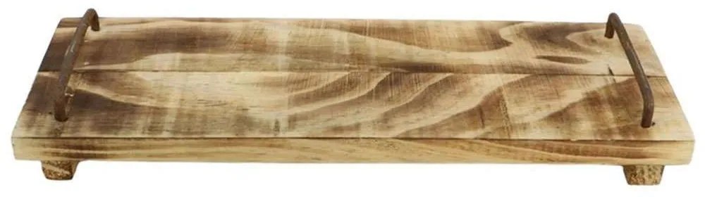 Δίσκος Σερβιρίσματος Burned 012.862033497 30x14x6,5cm Natural Wood
