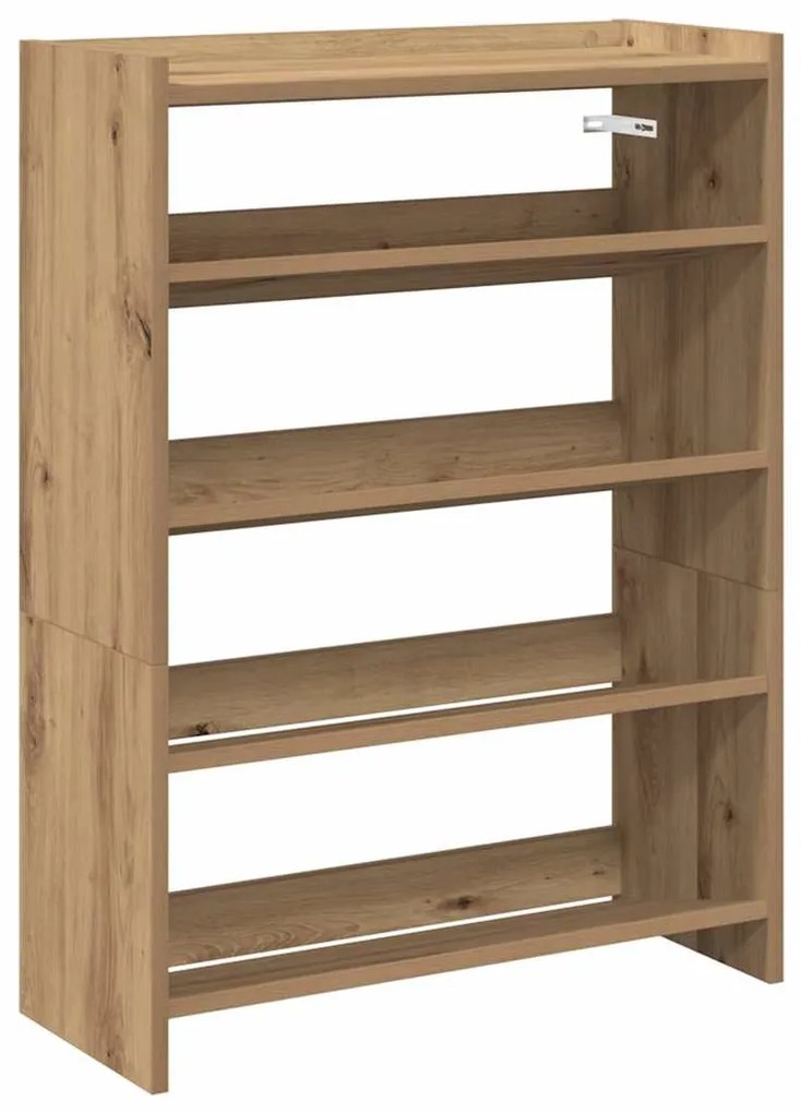 Ράφι παπουτσιών Artisan Oak 60x25x81 cm Κατασκευασμένο ξύλο - Καφέ