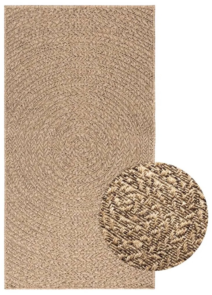 vidaXL Χαλί ZIZUR Όψη Γιούτας Εσωτ. &amp; Εξωτ. Χώρου 80 x 150 εκ.