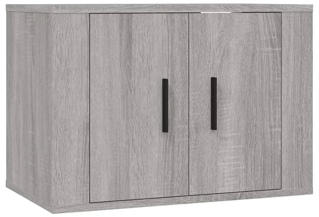 vidaXL Σετ Επίπλων Τηλεόρασης 4 Τεμ. Γκρι Sonoma Επεξεργασμένο Ξύλο