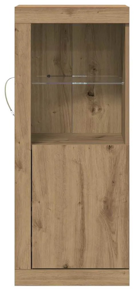 vidaXL Πλαϊνό γραφείο Καφέ 41 x 37 x 100 εκ Επεξεργασμένο ξύλο