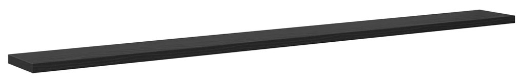 vidaXL Δίσκος Βιβλιοθήκης 4 pcs Μαύρο 100 x 40 x 1.5 εκ. Μοριοσανίδα