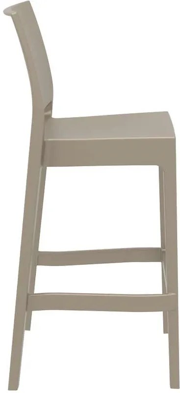 Σκαμπό Μπαρ Maya Dove grey 75