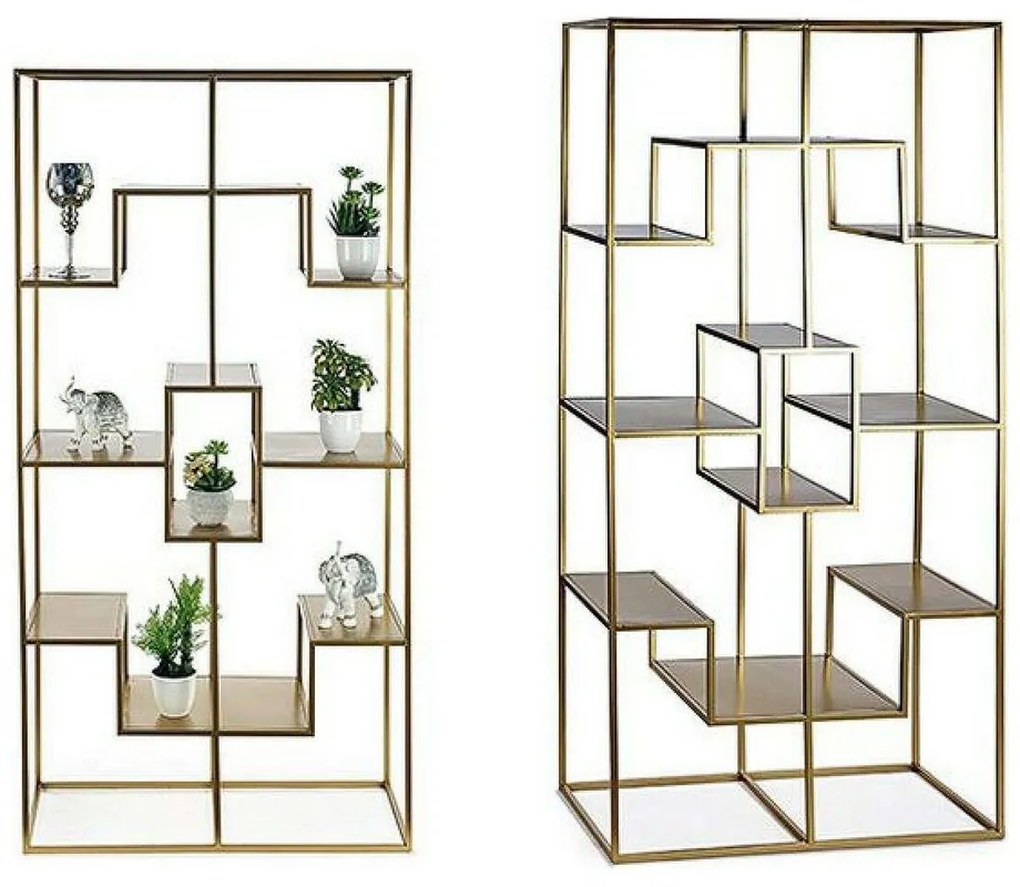 Ράφια Gift Decor BIG-S3605004 Χρυσό Μέταλλο 45 x 200 x 100 cm