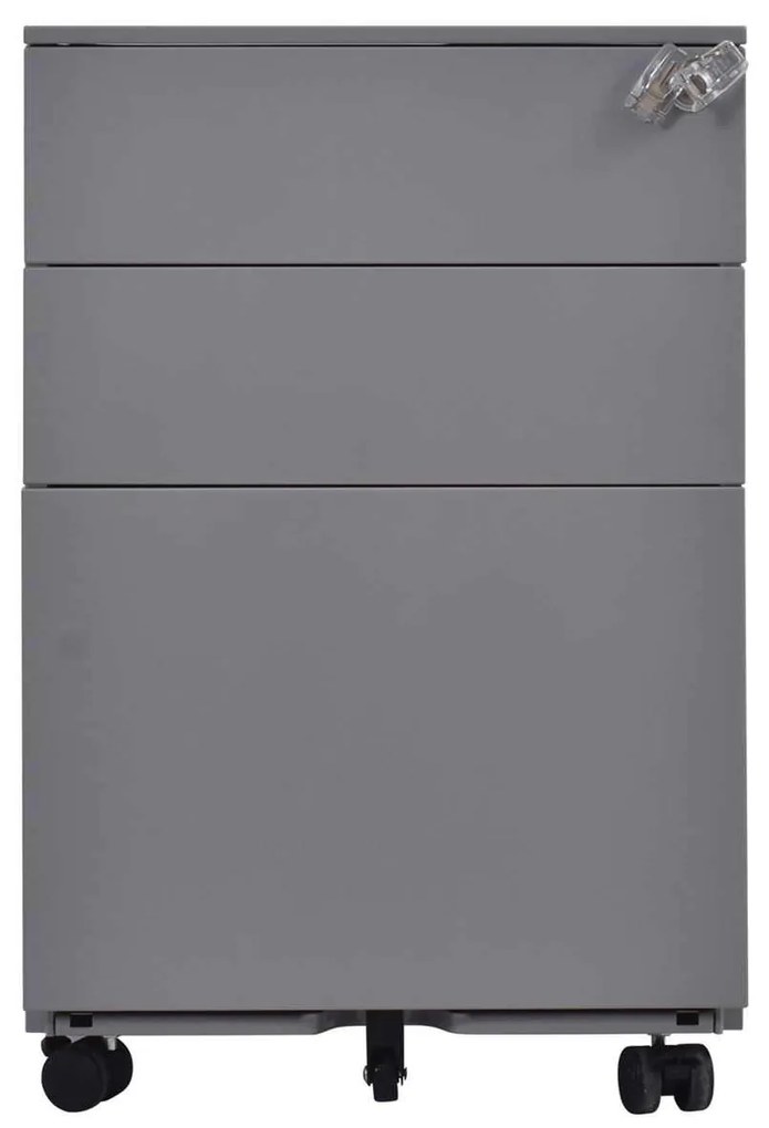 Μεταλλική 39x52x60cm Συρταριέρα Γκρι