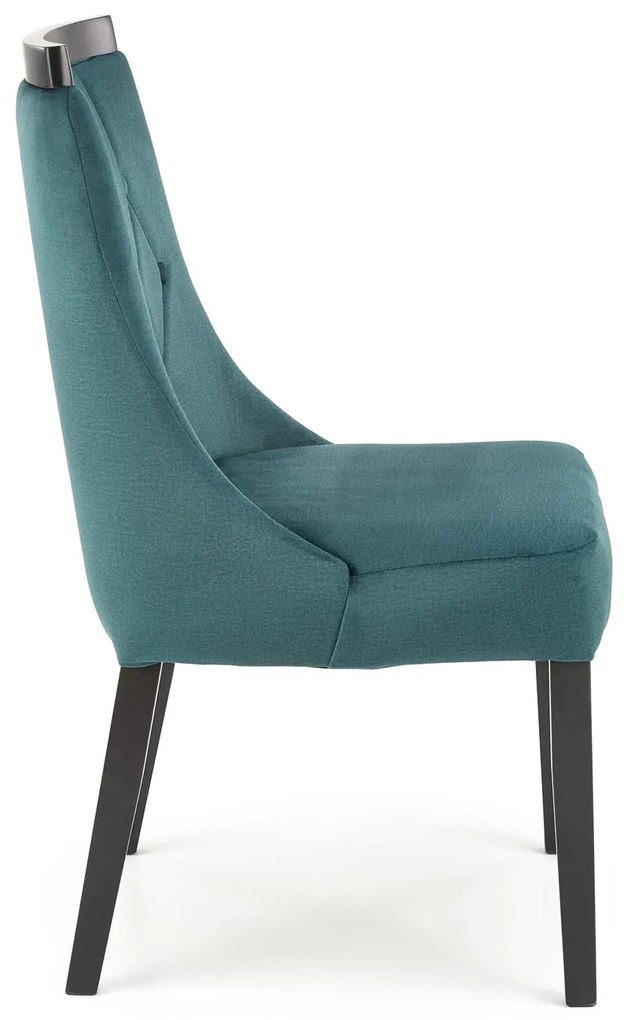 ROYAL chair, black / dark green Monolith 37