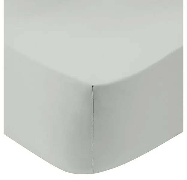 Κατωσέντονο Cotton Feelings με λάστιχο 106 Light Grey Ημίδιπλο (120x200+30)