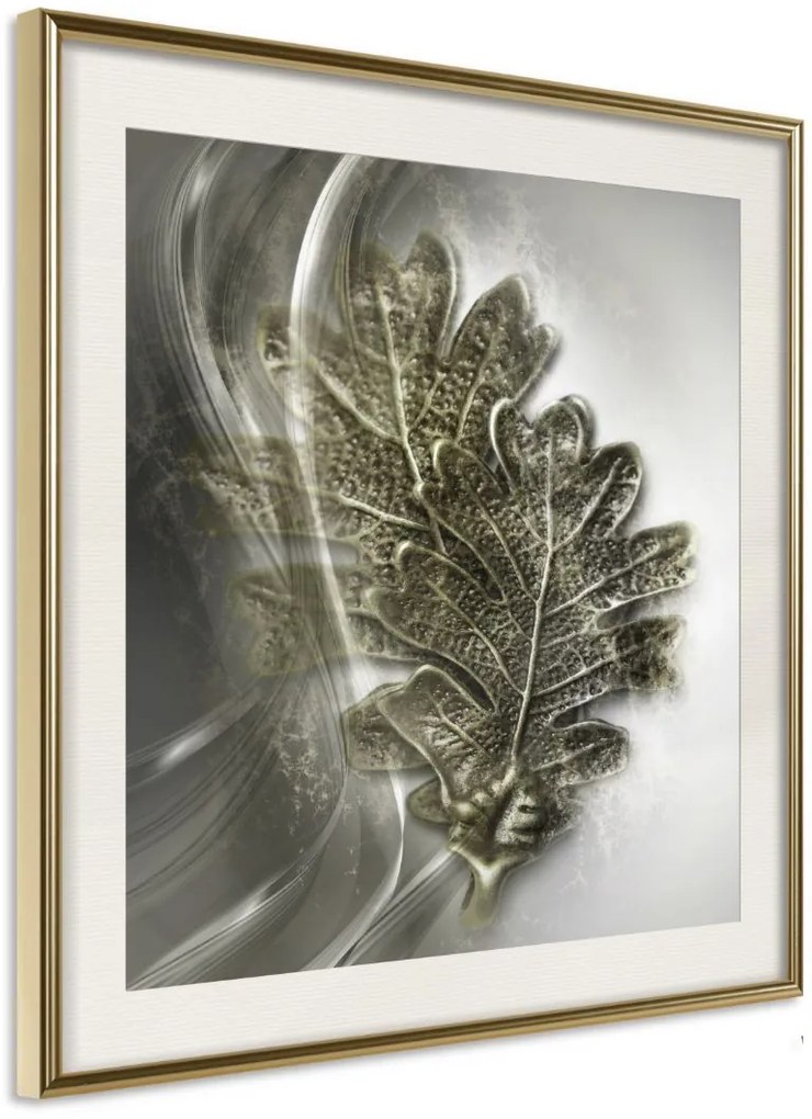 Αφίσα - Leaves of the Tree of Wisdom - 50x50 - Χρυσό - Με πασπαρτού