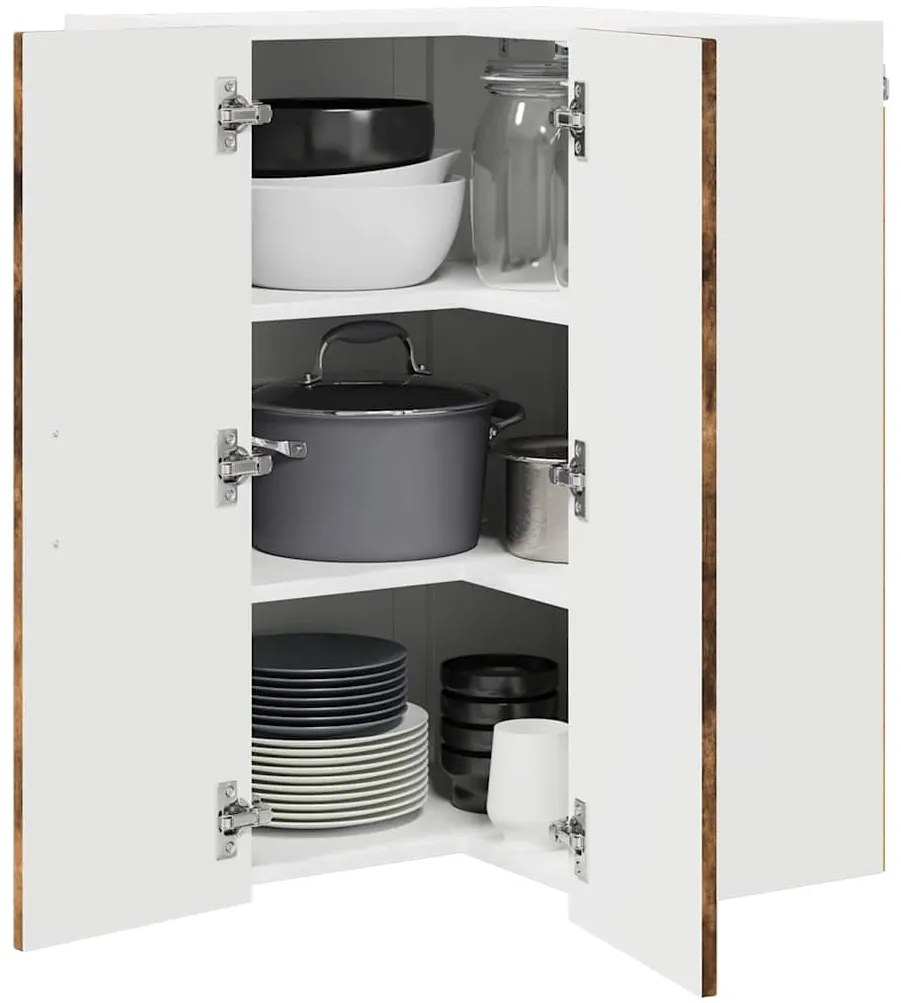 vidaXL Ντουλάπα Κουζίνας Kalmar Καπνιστό Δρύς 57 x 57 x 80 εκ.