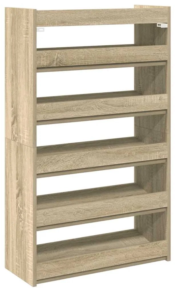 Παπουτσοθήκη sonoma Δρυς 60x25x100 εκ. Επεξεργασμένο Ξύλο - Καφέ