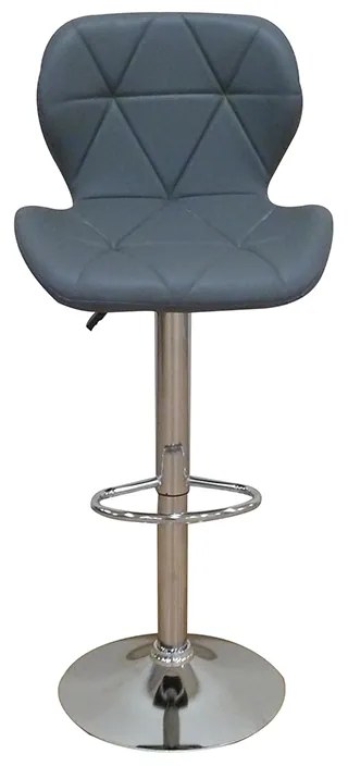 BAR91 GREY PUΣKAMΠO ΜΕ ΑΜΟΡΤΙΣΕΡ 39X39X60-81/80-101εκ. (Σετ 2 ΤΕΜ)