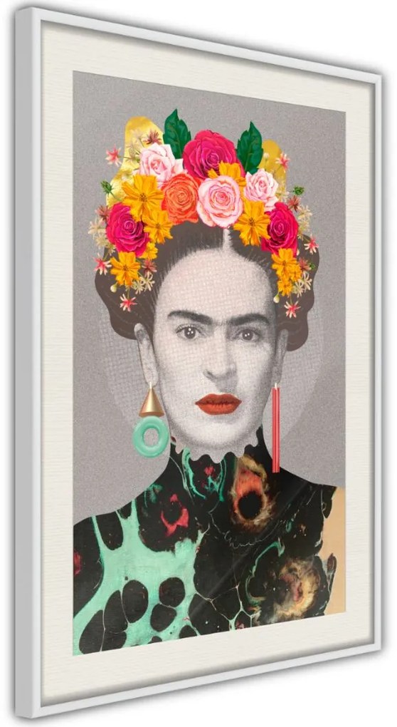 Αφίσα - Charismatic Frida - 20x30 - Χρυσό - Χωρίς πασπαρτού