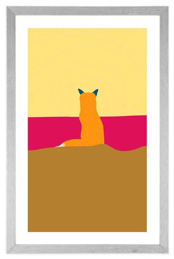 Αφίσα με παρπαστού Παράξενη αλεπού