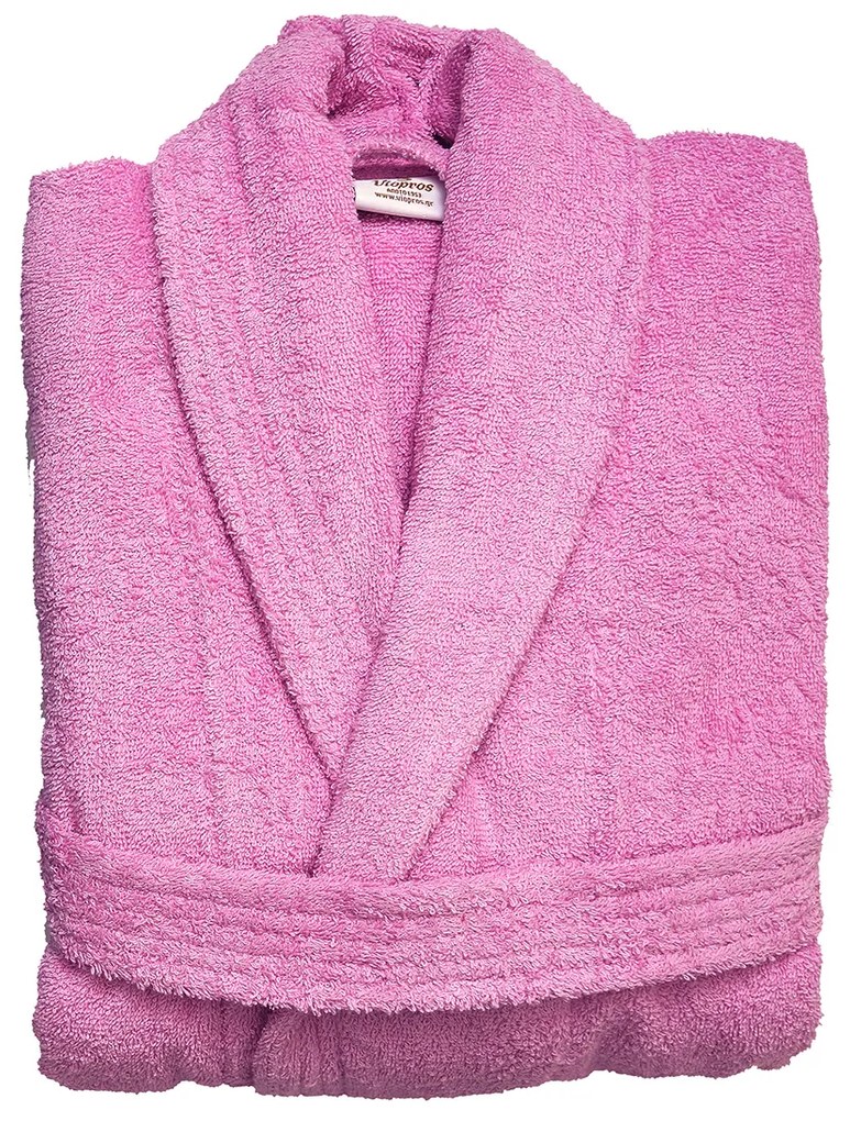 Μπουρνούζι Viopros Classic Bathrobes Ροζ Ροζ X-LARGE