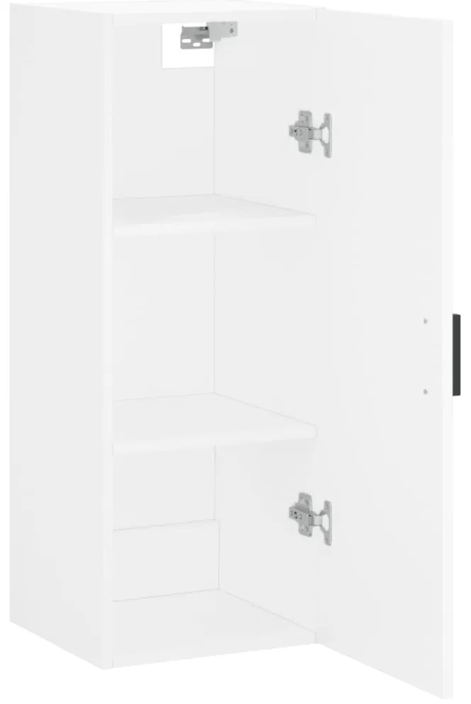 vidaXL Ντουλάπι Τοίχου Λευκό 34,5 x 34 x 90 εκ.