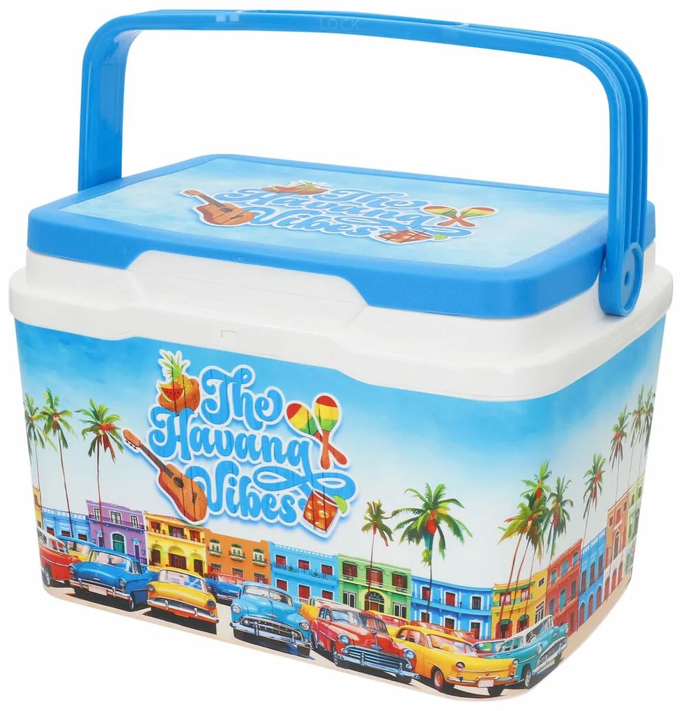 Φορητό Ψυγείο με Σκληρή Κατασκευή Aktive 5 L 28 x 19 x 21 cm Μπλε (x6)