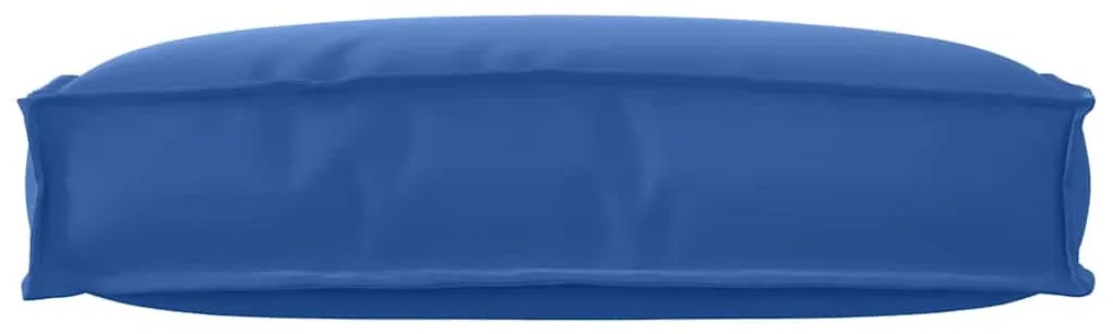 vidaXL Μαξιλάρι παλέτας για πλάτη Μπλε Ρουά 60 x 40 x 12 cm