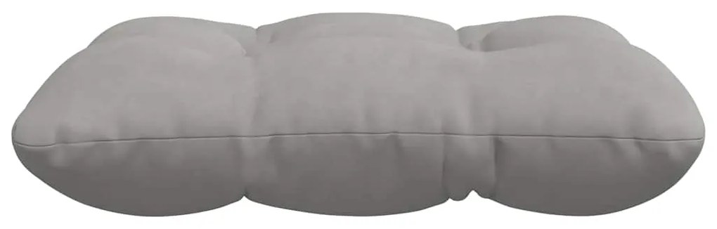 vidaXL Μαξιλάρια καθισμάτων 4 pcs Ανοιχτό γκρι 40 x 40 cm