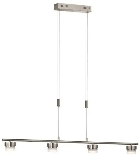 Σώμα Κρεμαστού Φωτιστικού LED 8,5W Νίκελ ματ M6 Licht/Medium1-LED Fischer Honsel-70248-Νίκελ Ματ 70248