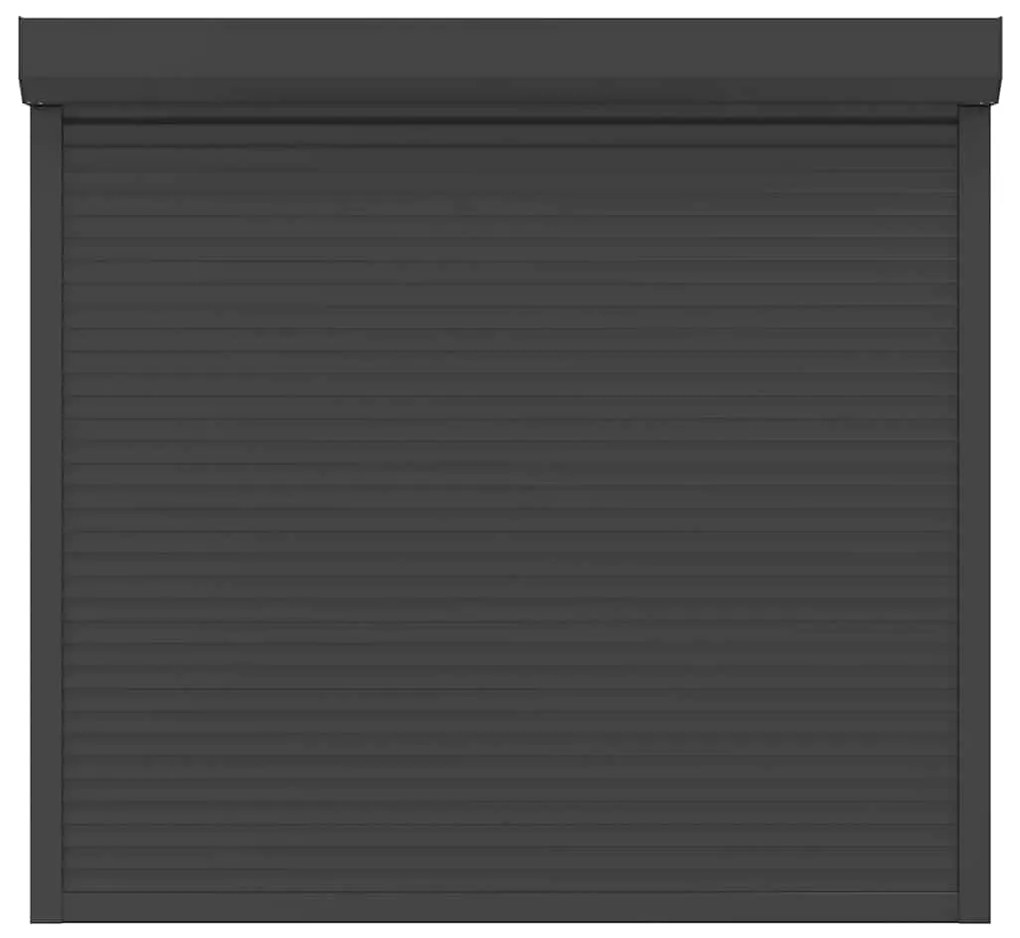 vidaXL Παντζούρι Ρολό Λευκό 160 x 150 εκ. από Αλουμίνιο