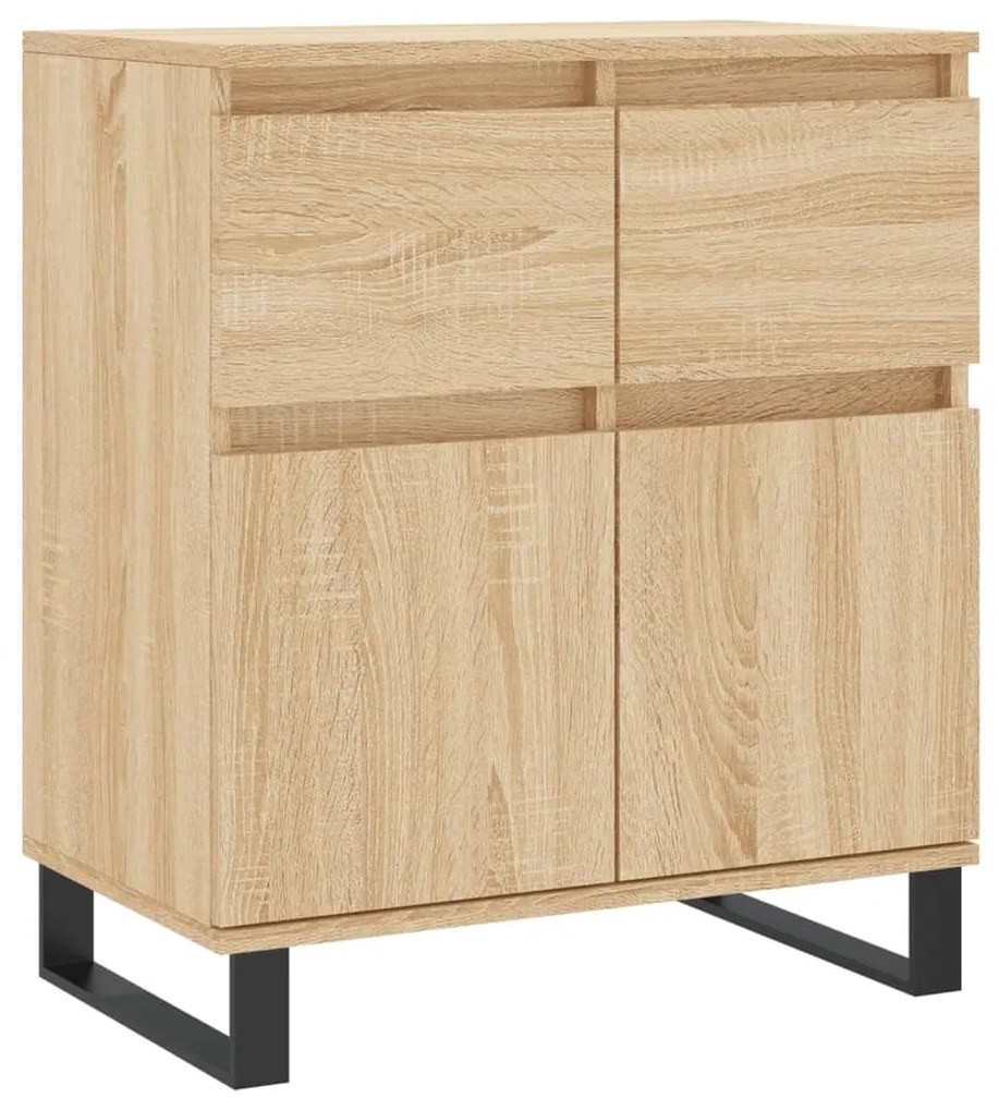 vidaXL Συρταριέρα Sonoma Δρυς 60x35x70 εκ. Επεξεργασμένο Ξύλο