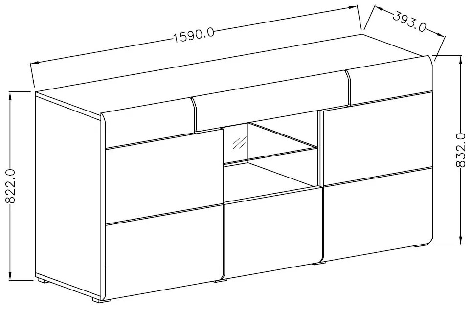 Μπουφές Toldo 26-Leuko