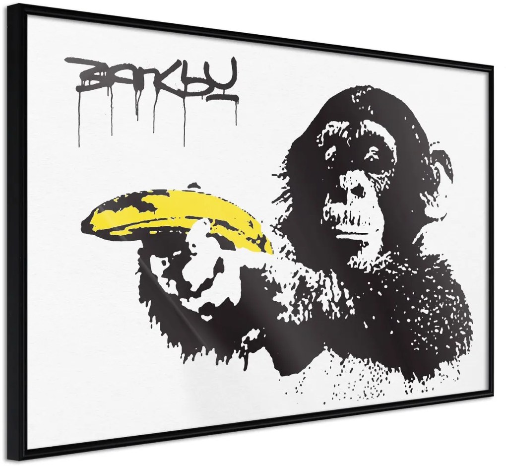 Αφίσα - Banksy: Banana Gun I - 90x60 - Μαύρο - Χωρίς πασπαρτού