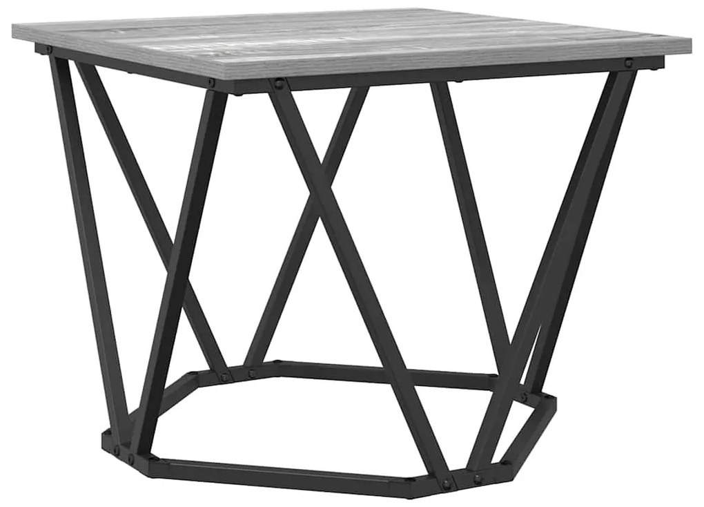 vidaXL Σετ βοηθητικά τραπεζάκια 2 pcs Γκρι sonoma 50 x 50 x 40 cm