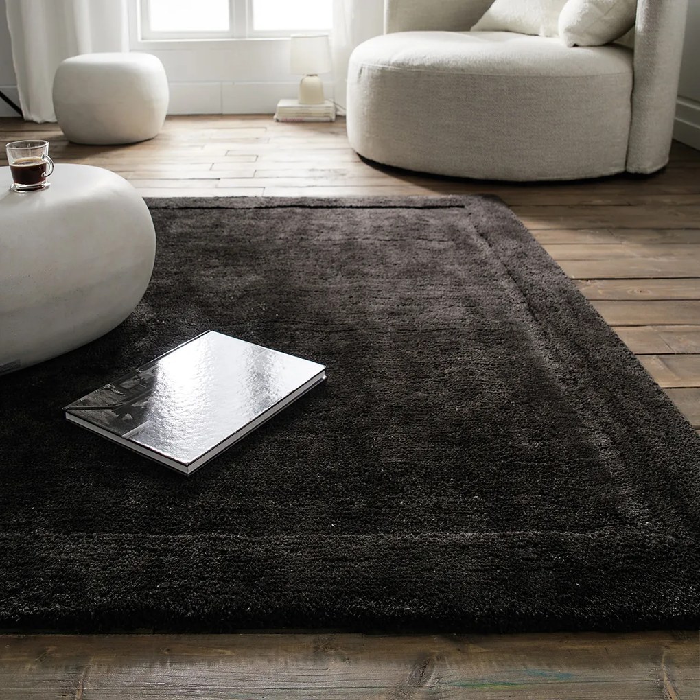 Χαλί Heaven Graphite Black 160x230 - Gofis Home 802/14