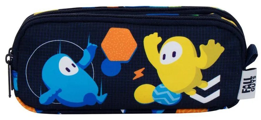 Κασετίνα Διπλή (21x6x9) Must Fall Guys Blue &amp; Yellow 470066