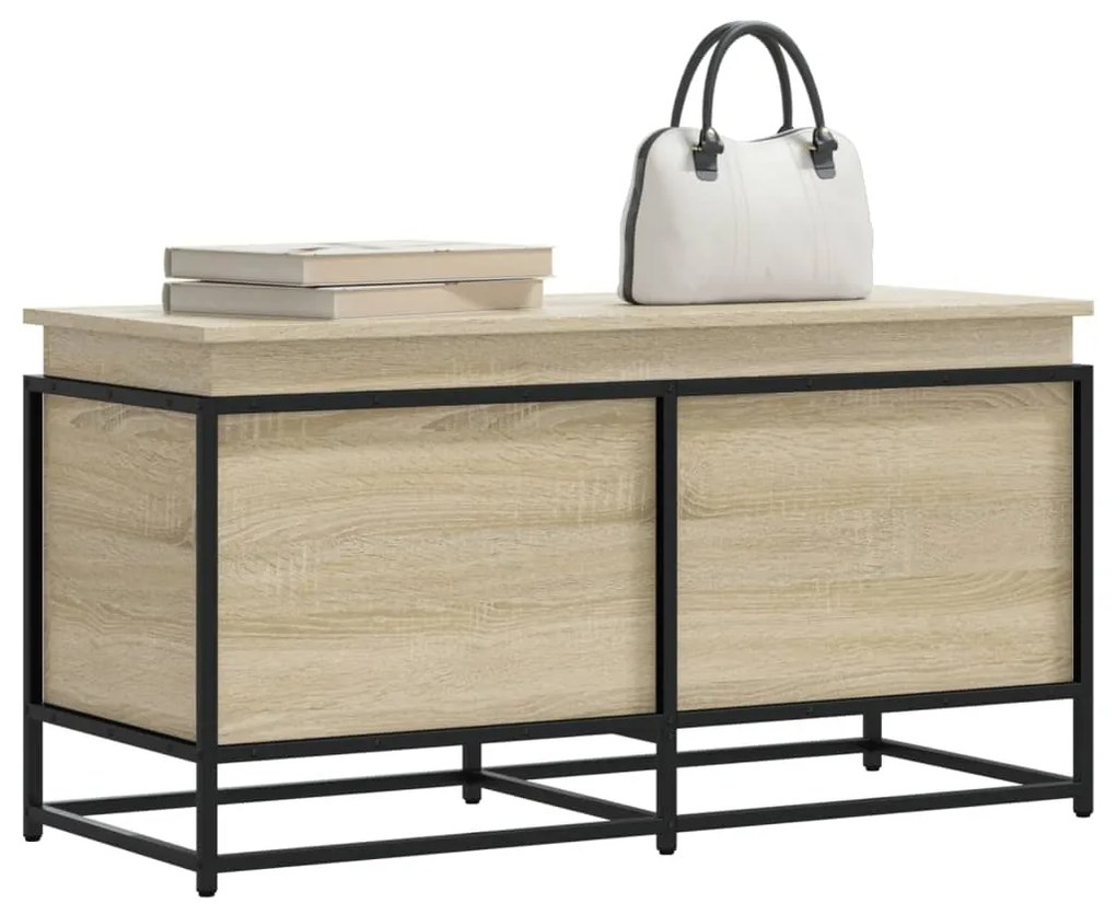 Κουτί Αποθήκευσης με Sonoma Δρυς 100x40x51,5 εκ. Επεξ. Ξύλο