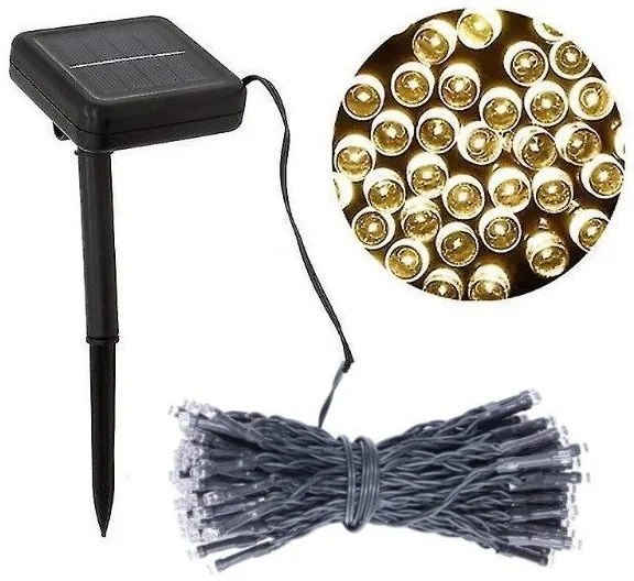 LED λαμπάκια με ηλιακό πάνελ NK-9100