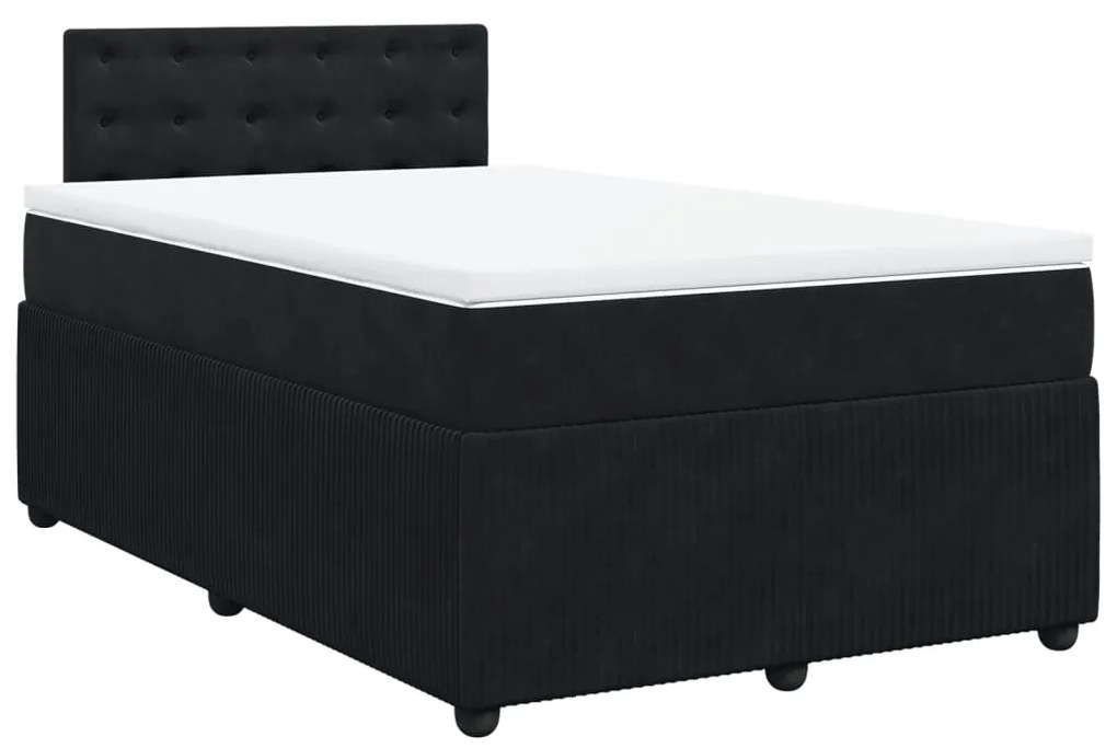 ΚΡΕΒΑΤΙ BOXSPRING ΜΕ ΣΤΡΩΜΑ ΜΑΥΡΟ 120X190 ΕΚ. ΒΕΛΟΥΔΙΝΟ 3290000