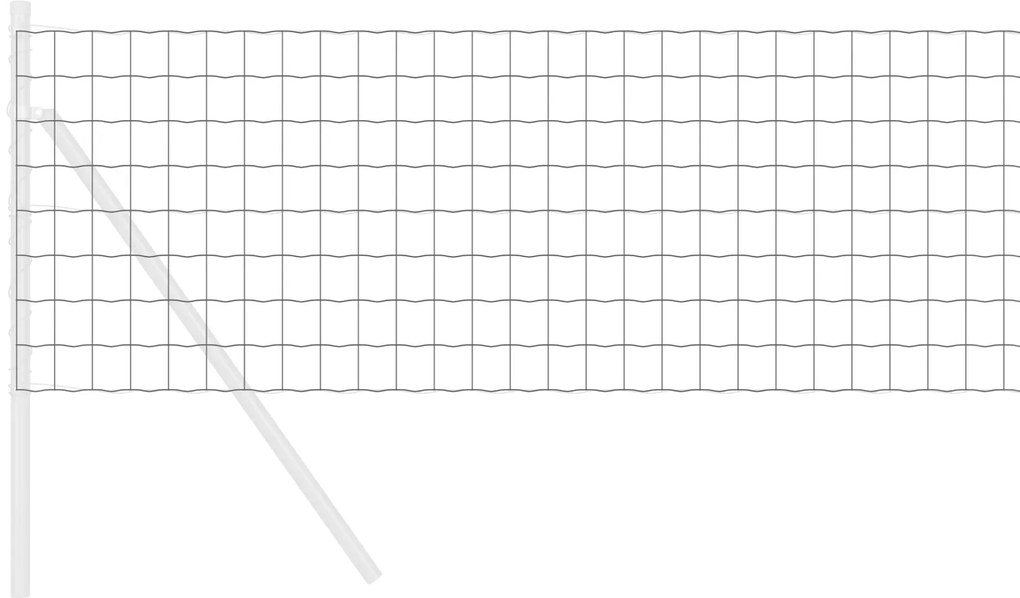 vidaXL Euro Fence Γκρι 0.4x10 μ Σίδηρος