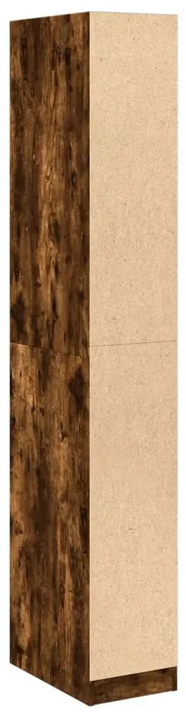 vidaXL Ντουλάπα Καπνιστή Δρυς 30x50x200 εκ. από Επεξεργασμένο Ξύλο