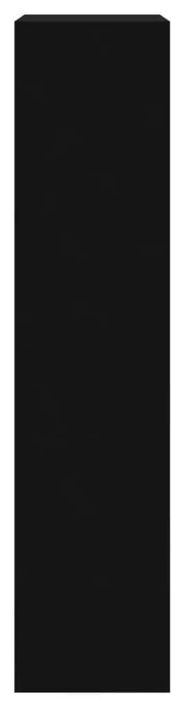 vidaXL Παπουτσοθήκη Μαύρη 63 x 24 x 103 εκ. από Επεξεργασμένο Ξύλο