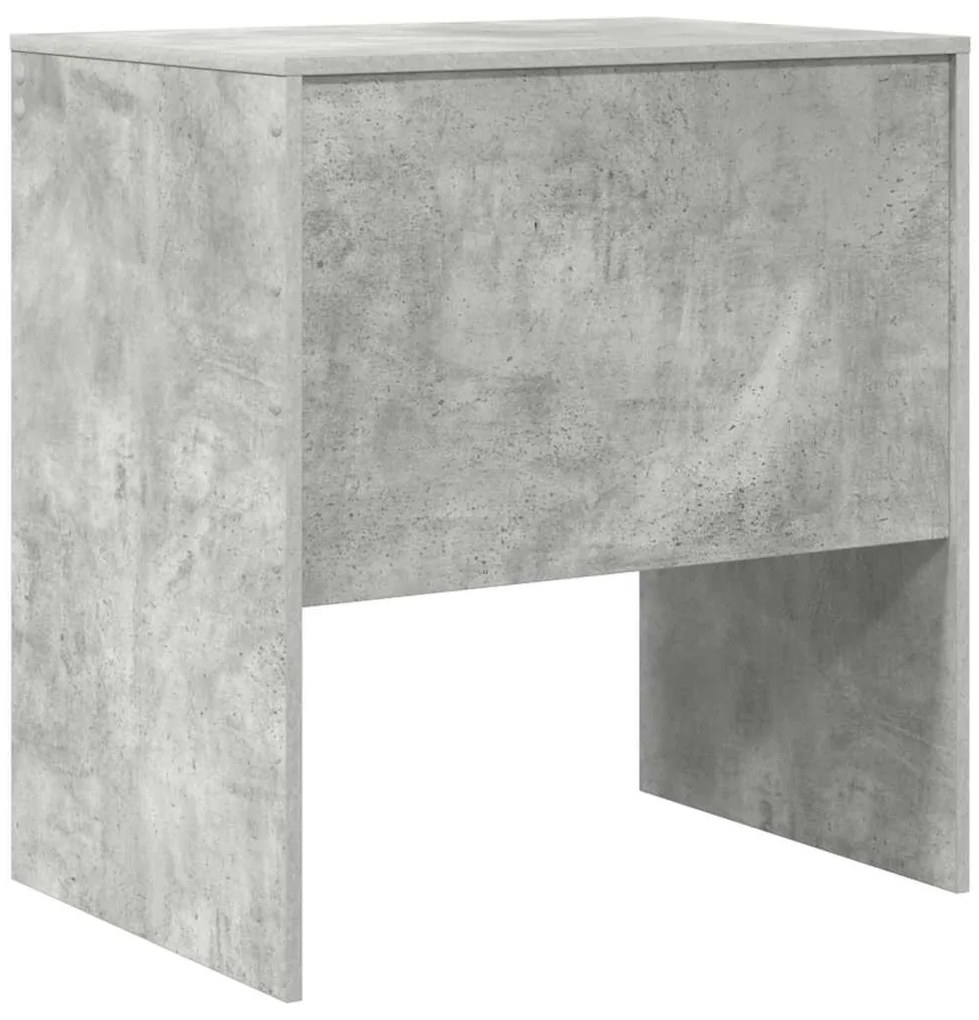 vidaXL Γραφείο Γκρι σκυροδέματος 70 x 50 x 76 εκ. Επεξεργασμένο ξύλο