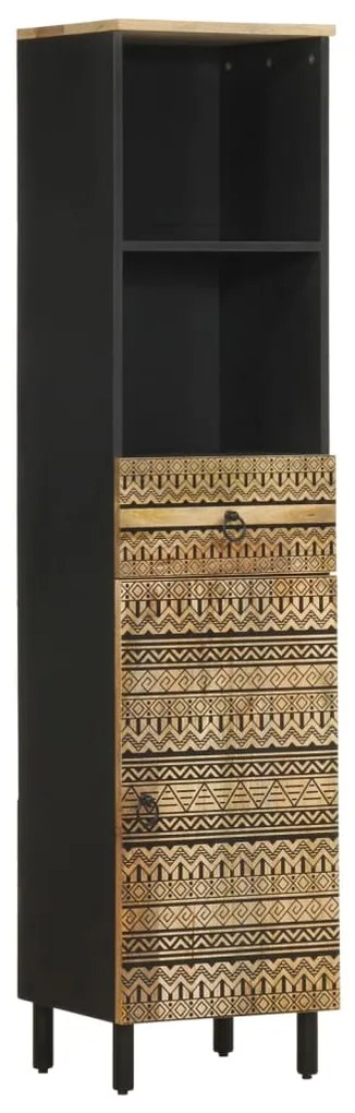 Ντουλάπι Μπάνιου 38x33,5x160 εκ. από Μασίφ Ξύλο Μάνγκο