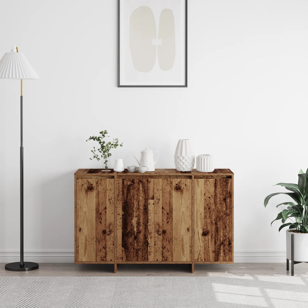 vidaXL Καφέ Μπουφές Παλιό ξύλο Ξύλο 120 x 41 x 75 εκ Μπουφές