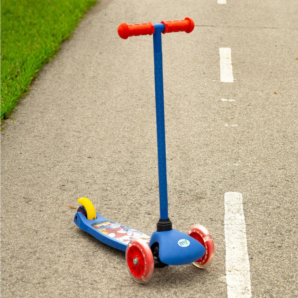 Scooter Spidey Καουτσούκ Μέταλλο Πλαστική ύλη