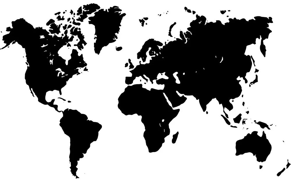 Εικόνα σε χάρτη από φελλό σε ασπρόμαυρο σχέδιο - 120x80  flags