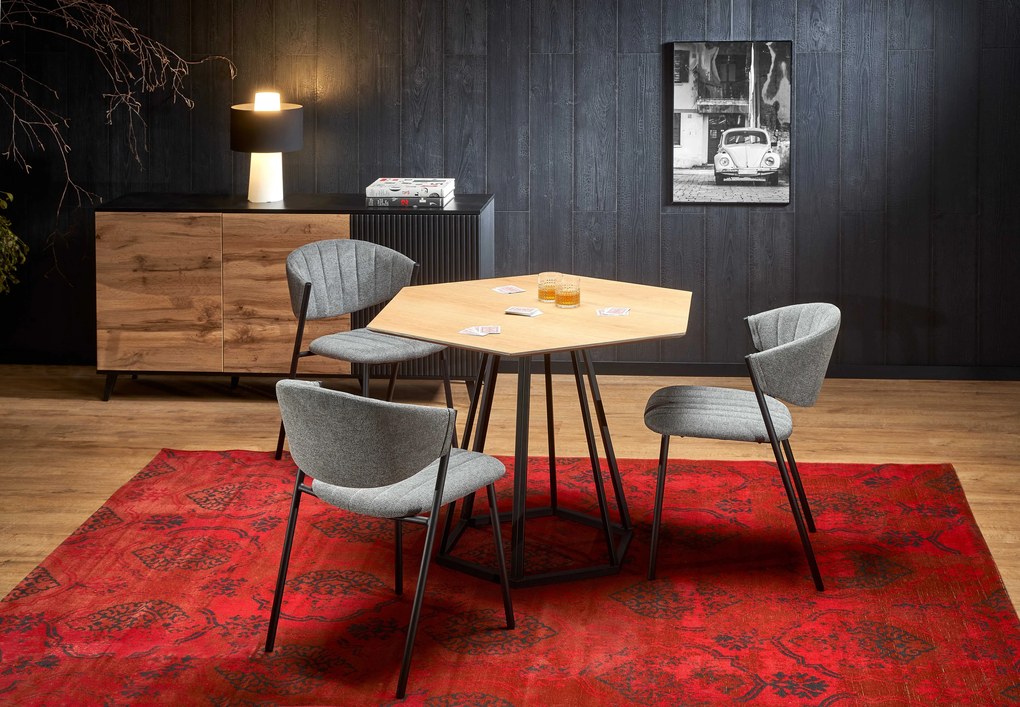 HERMAN table natural/black DIOMMI V-CH-HERMAN-ST DIOMMI-60-20859