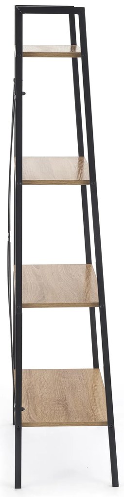 NARVIK REG2 shelving DIOMMI V-CH-NARVIK-REG2-CZARNY/SONOMA