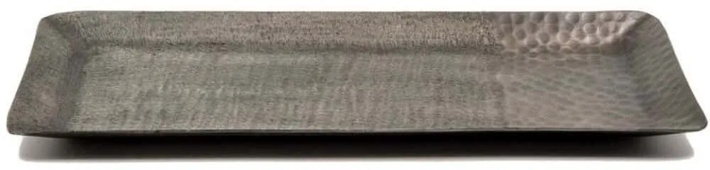 Διακοσμητικός Δίσκος Fade 013760 40x17x2cm Black Αλουμίνιο