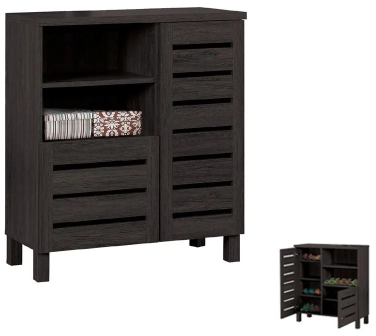 Παπουτσοθήκη Απόχρωση Wenge  76x33x87cm Ε842