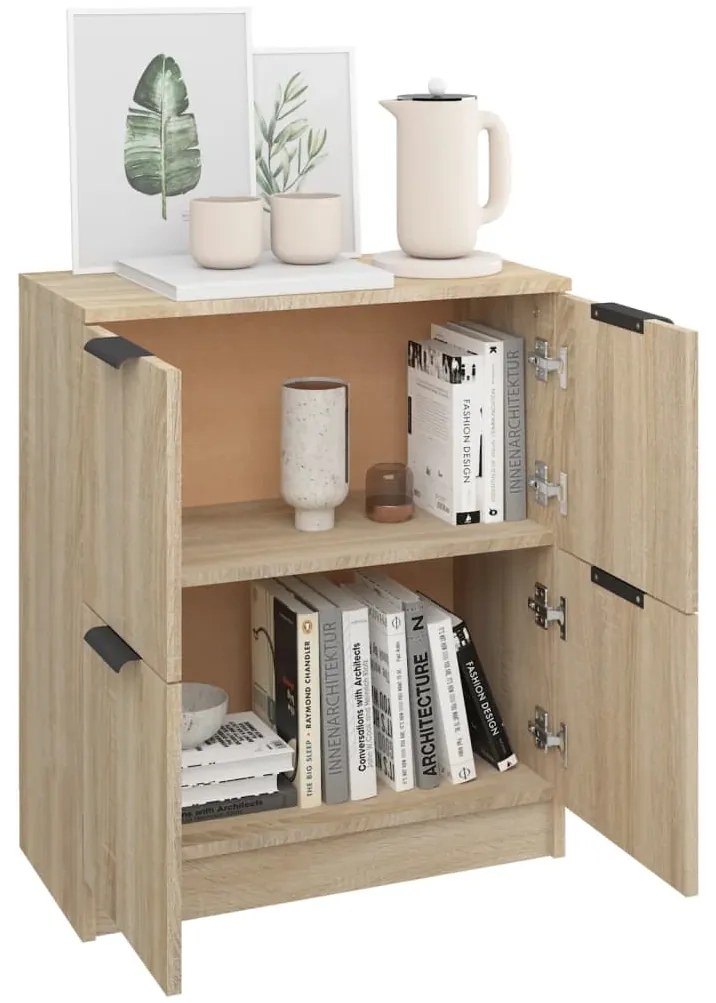 vidaXL Συρταριέρα Sonoma Δρυς 60 x 30 x 70 εκ. από Επεξεργασμένο Ξύλο