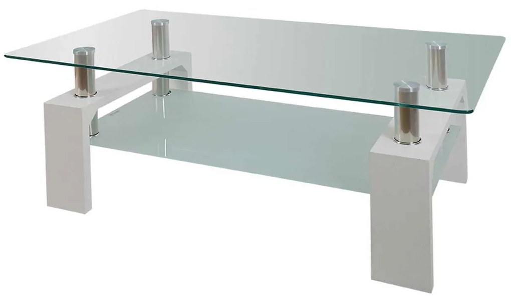 Τραπέζι Σαλονιού CAMERON 110x60cm Άσπρο
