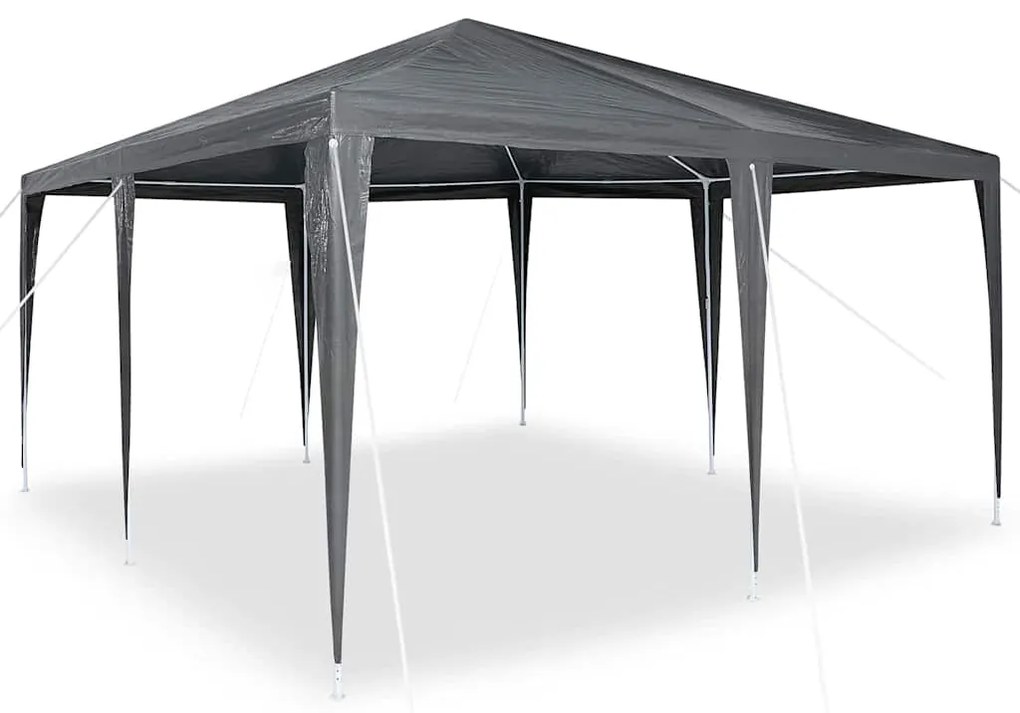 vidaXL Σκηνή Πάρτυ Γκρι και Λευκό 400 x 400 x 266 εκ
